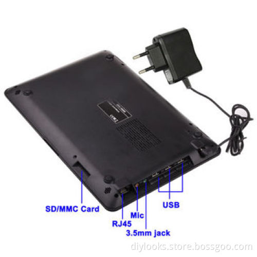 N1001 Black 10.1-inch Android 4.0 Version Notebook Computer with Wi-Fi and RJ45 PortNew